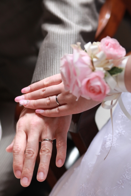 結婚式の手